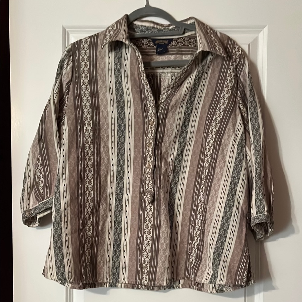 Shaver Lake-Striped Button-Up Shirt